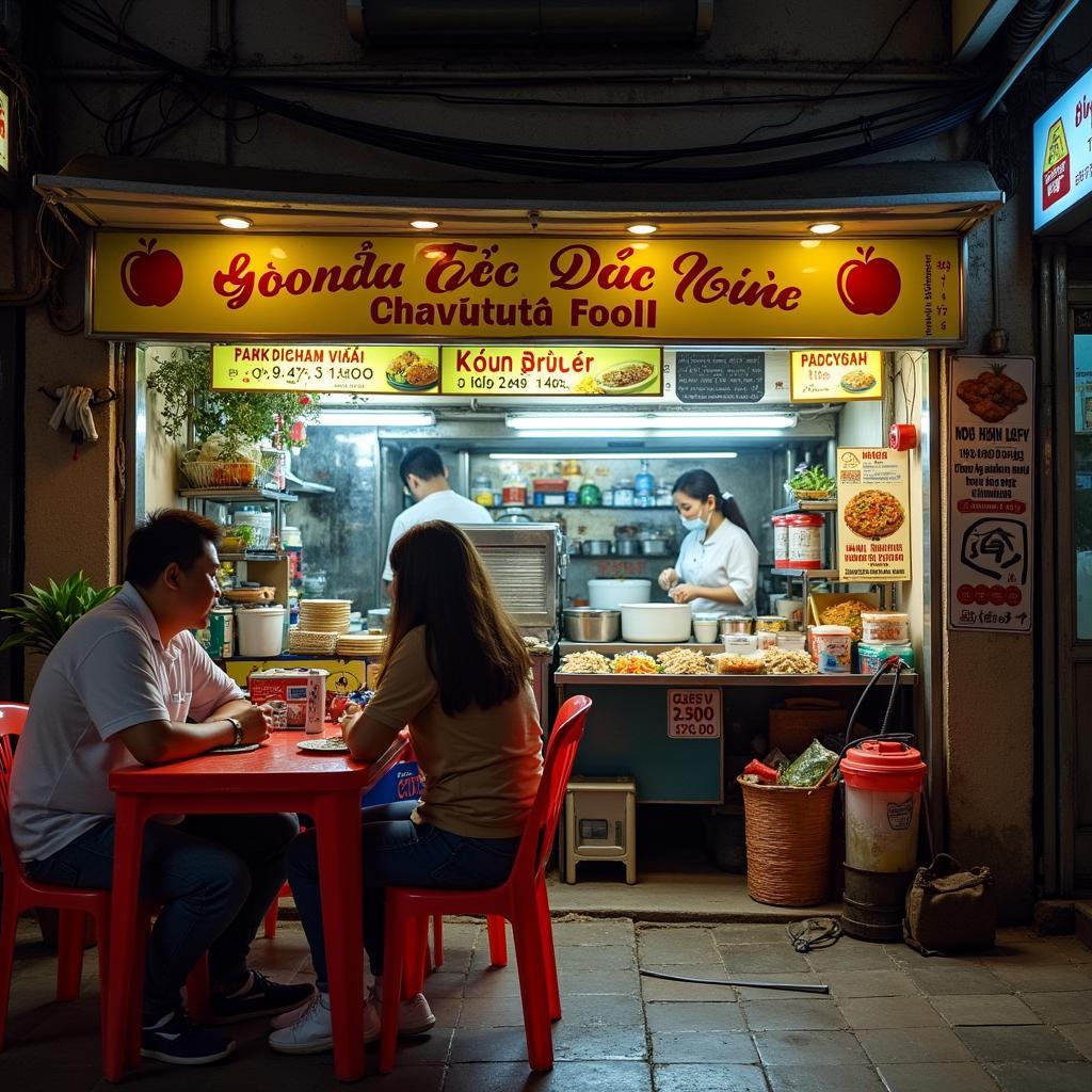 Góc ẩm thực địa phương hấp dẫn tại Cư xá Lý Thường Kiệt Nguyễn Kim với đa dạng món ăn đường phố